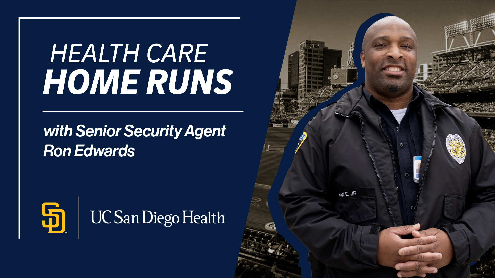 UC San Diego Health security agent Ron Edwards