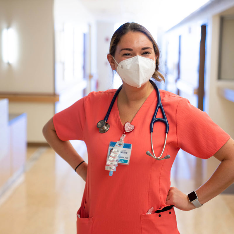 Nurse in a clinical setting