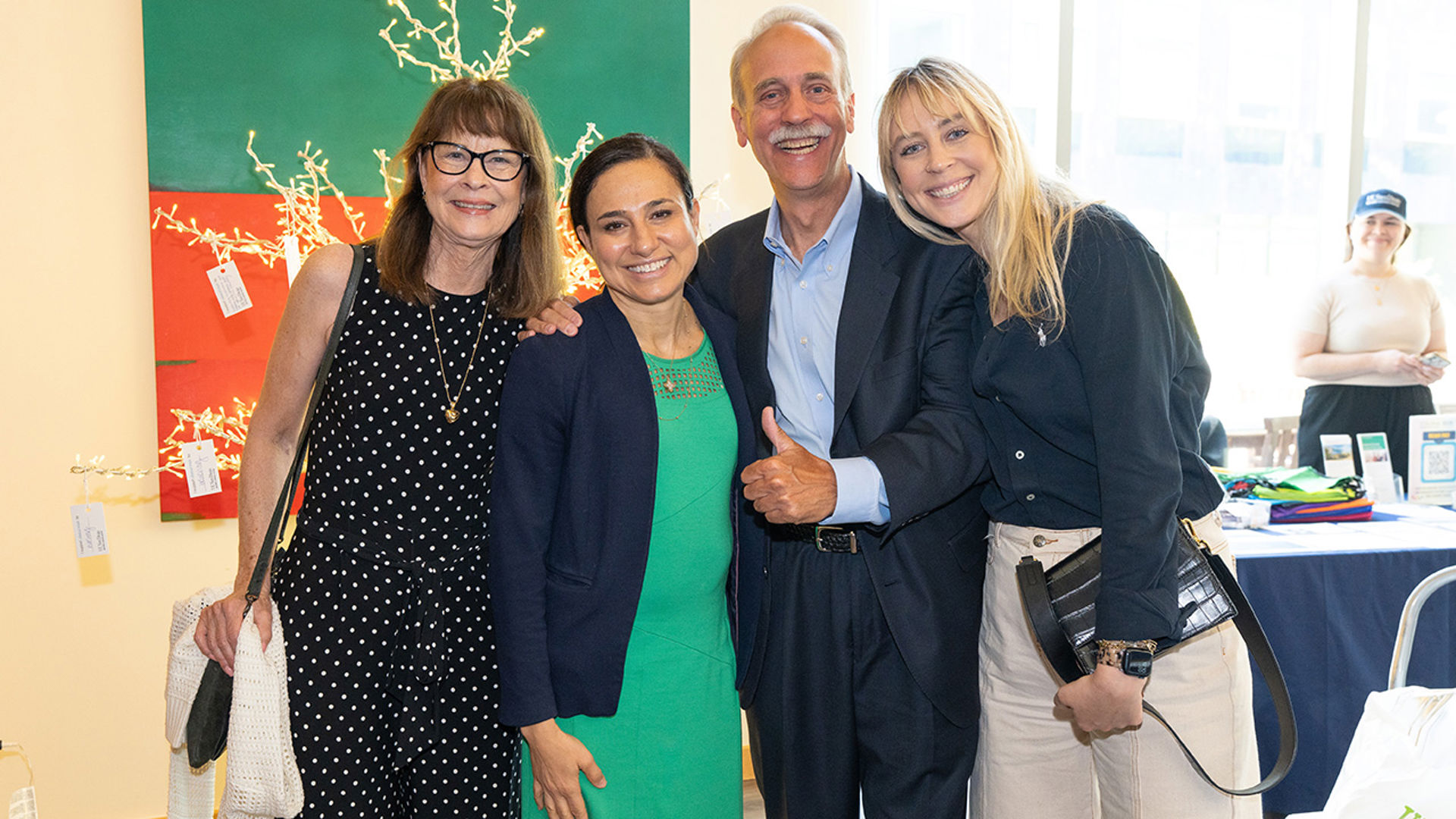 Wormser family at event with Dr. Rana McKay