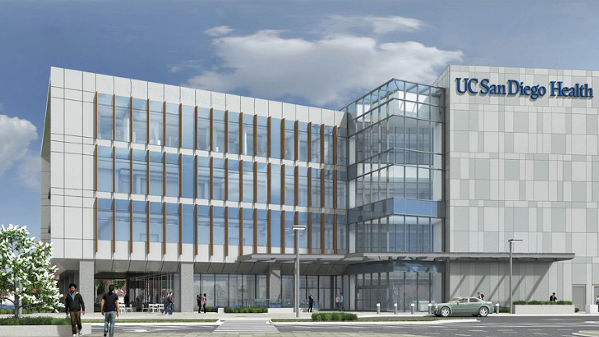 Architectural rendering of Hillcrest Outpatient Pavilion