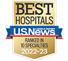 U.S .News & World Report Best Hospital badge