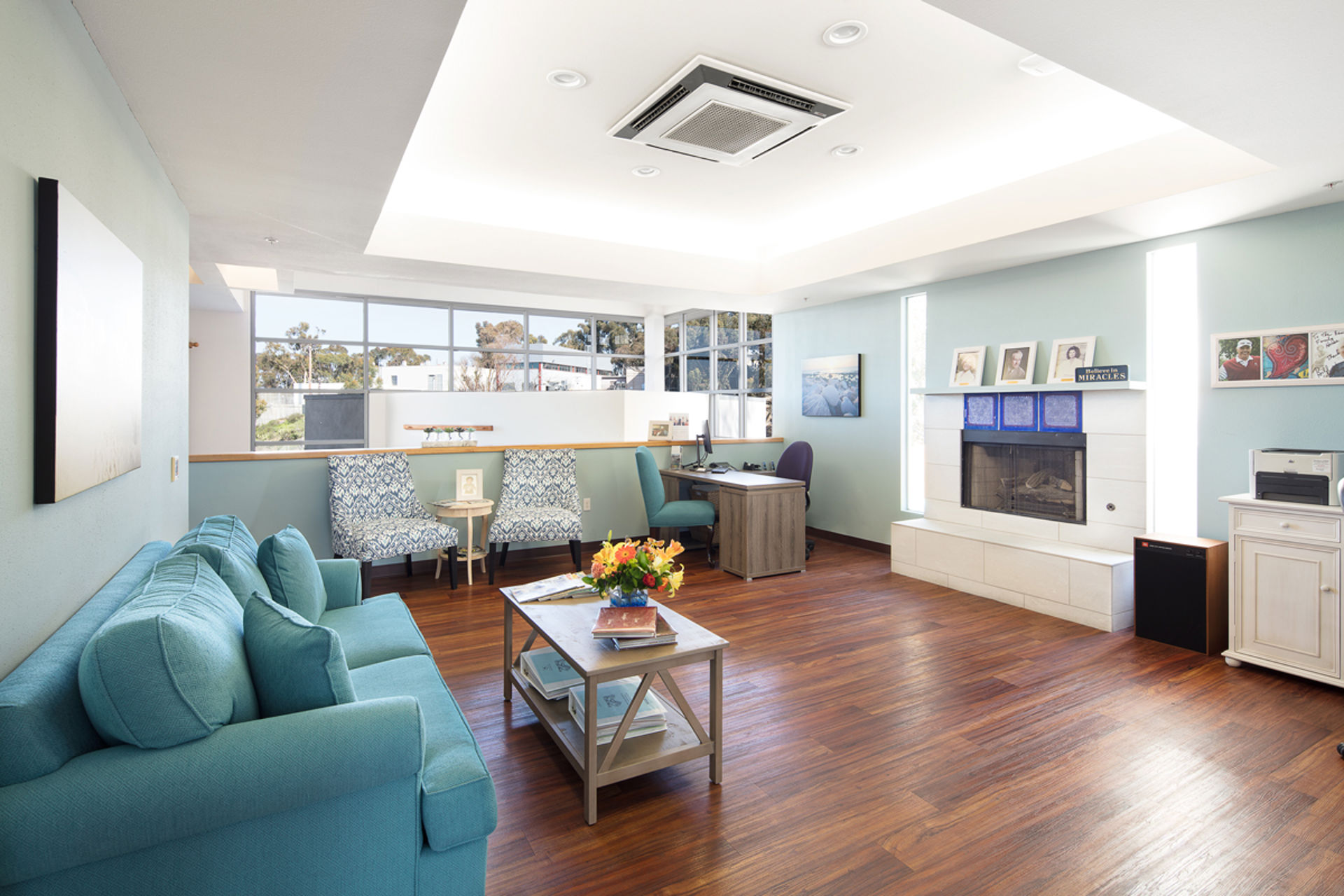 Interior of Bannister Family House living room