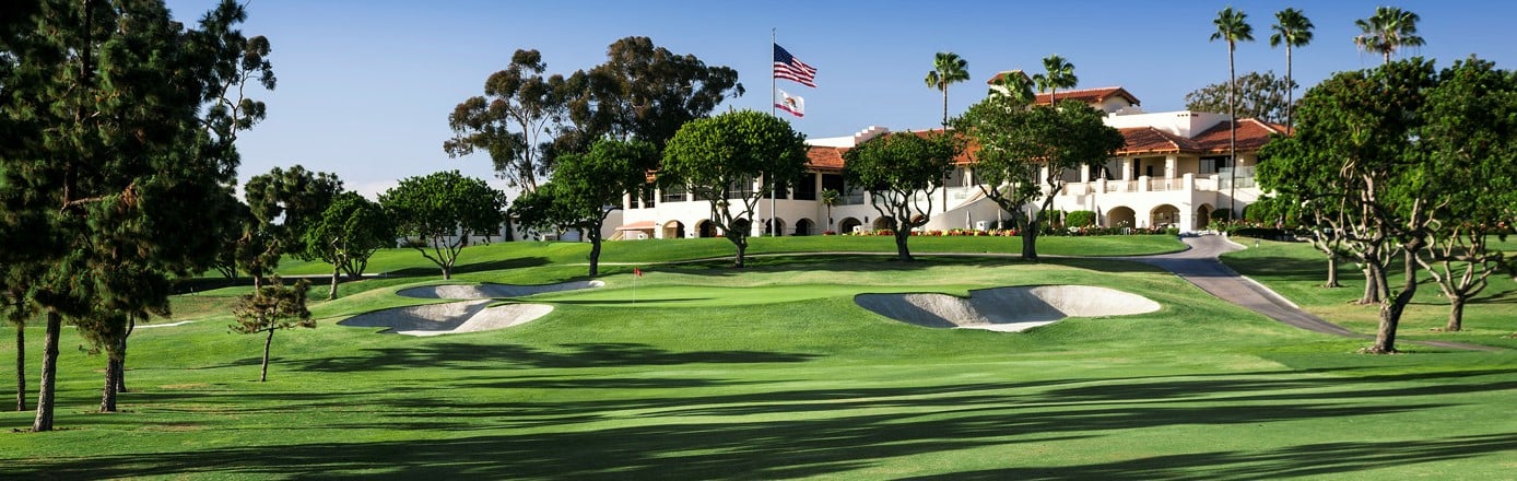 View of golf course and clubhouse