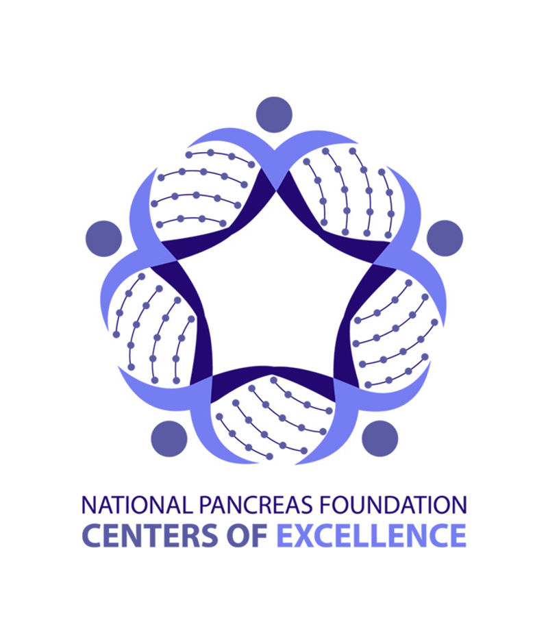 Centers of Excellence logo from the National Pancreas Foundation