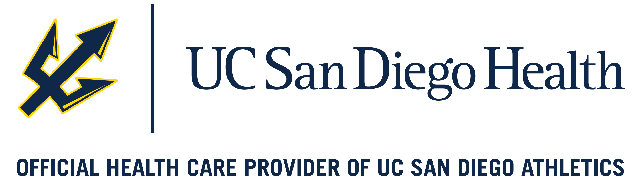 UC San Diego Health Official Health Care Provider of UC San Diego Tritons logo