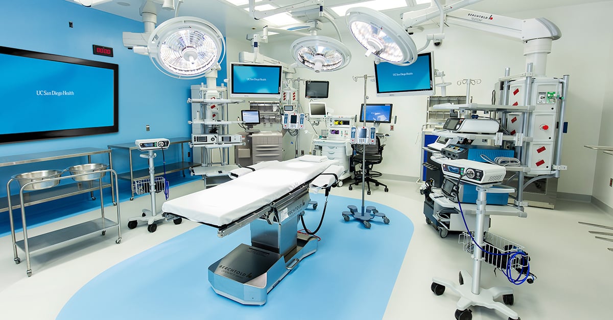 Operating room in Jacobs Medical Center