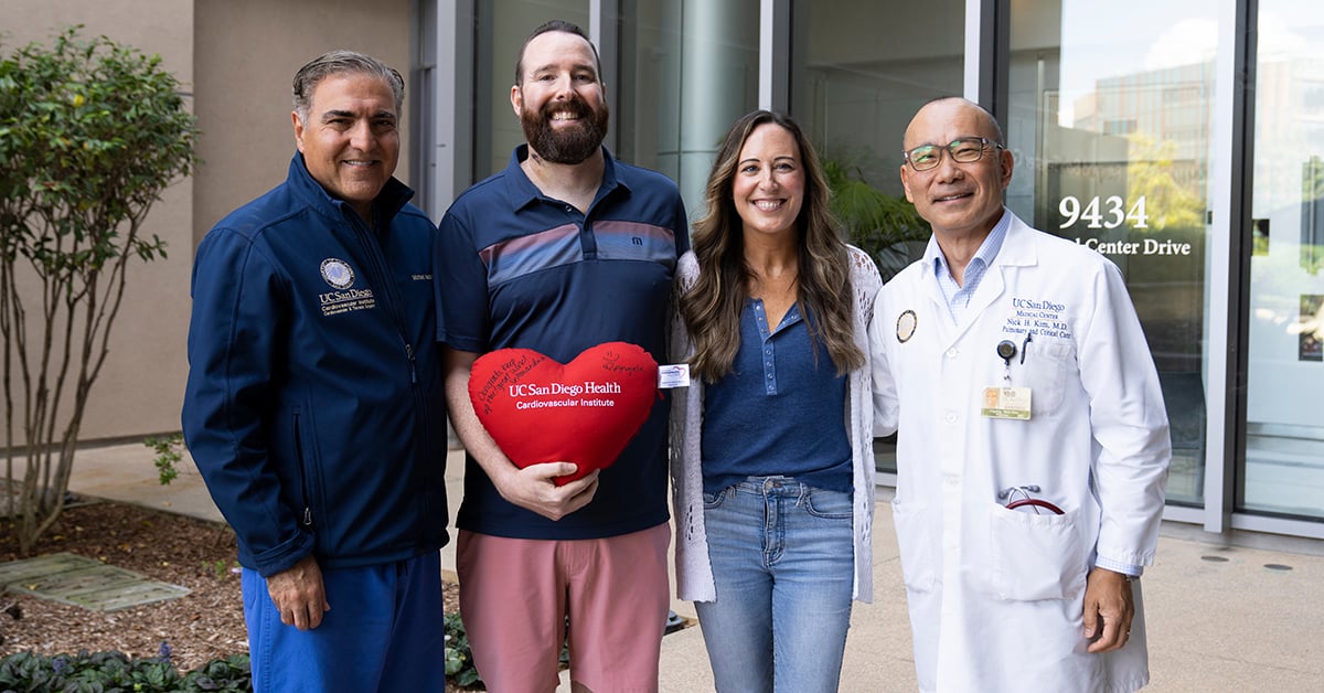 Michael Madani, MD, Mark and Melissa Washburn, Nick Kim, MD