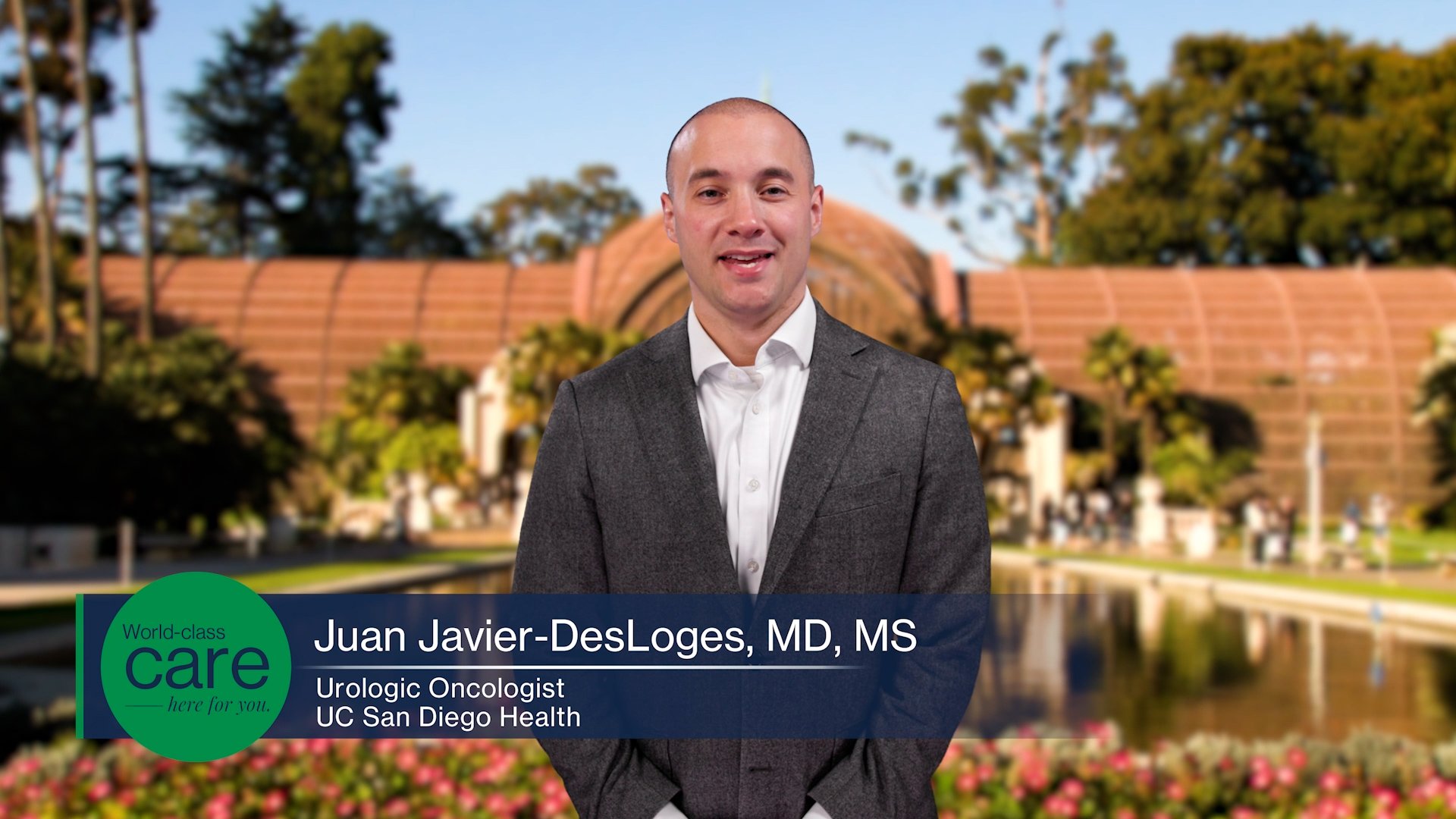 Dr. Juan Javier-DesLoges, urologic oncologist at UC San Diego Health