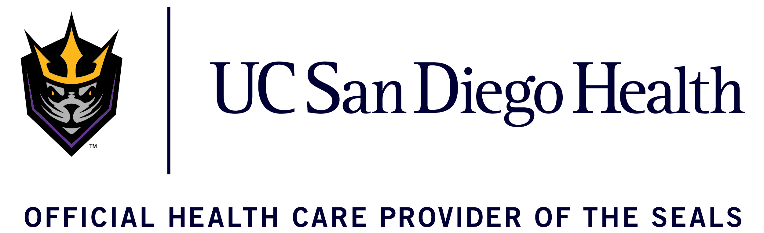 UC San Diego Health Official Health Care Provider of the Seals logo 